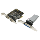 LogiLink 1x parallel/2x seriell, PCIe x1