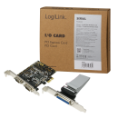LogiLink 1x parallel/2x seriell, PCIe x1