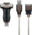 Goobay USB seriell RS232 Konverter mini, Transparent