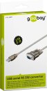 Goobay USB seriell RS232 Konverter, Transparent
