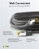 Goobay Cat 7 Netzwerkkabel RJ45, S/FTP (PiMF), 0.25m, schwarz