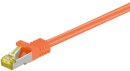 Goobay Cat 7 Netzwerkkabel RJ45 S/FTP 1m, orange