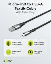 Goobay Kabel USB-A > Micro-USB-B 1m