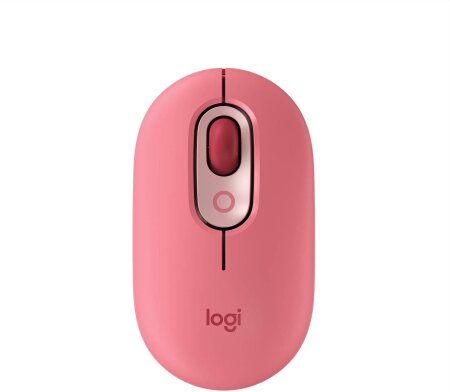 Logitech POP Wireless Mouse, Heartbreaker, Logi Bolt, USB/Bluetooth
