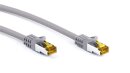 Goobay Cat 7 Netzwerkkabel RJ45 S/FTP 1m, grau