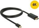DeLOCK Kabel Mini DisplayPort 1.2/High Speed HDMI Kabel...