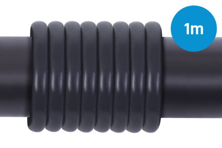 Alphacool EPDM Tube 13/10 - Black 1m (3,28ft) Retailbox