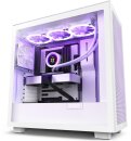 NZXT H7 Flow, weiß, Glasfenster