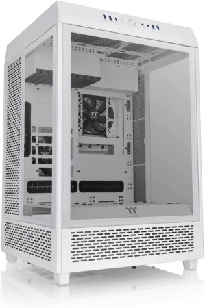 Thermaltake The Tower 500 Snow Edition weiß, Glasfenster