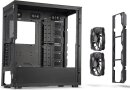 SilverStone Seta H1, schwarz, Glasfenster