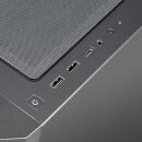 SilverStone Seta H1, schwarz, Glasfenster