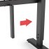 Sharkoon Skiller SGD20 Gaming Desk schwarz/schwarz, Schreibtisch