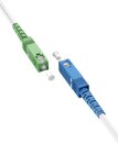 Goobay Kabel Glasfaser SC-APC > SC-UPC, weiß, 25m