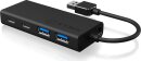 ICY BOX USB-Hub, 2x USB-C 3.0, 2x USB-A 3.0