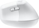 Logitech Lift Right Vertical Ergonomic Mouse, Off-white, Logi Bolt, USB/Bluetooth