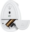 Logitech Lift Right Vertical Ergonomic Mouse, Off-white, Logi Bolt, USB/Bluetooth