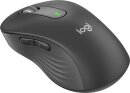 Logitech Signature M650 Large, Graphite, Logi Bolt, USB/Bluetooth