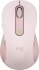 Logitech Signature M650 Large, Rose, Logi Bolt, USB/Bluetooth