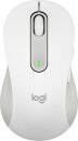 Logitech Signature M650 Large Left, Off-White, Linkshänder, Logi Bolt, USB/Bluetooth