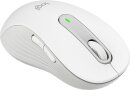 Logitech Signature M650 Large Left, Off-White, Linkshänder, Logi Bolt, USB/Bluetooth