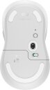 Logitech Signature M650 Large Left, Off-White, Linkshänder, Logi Bolt, USB/Bluetooth