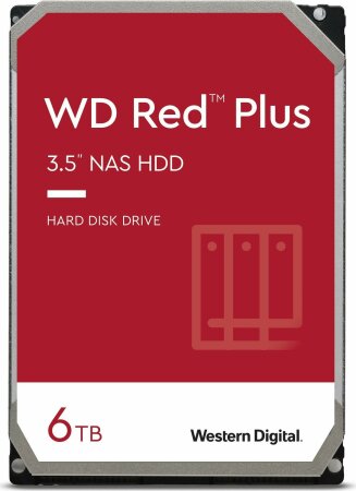 WD Red Plus 6TB, SATA 6Gb/s