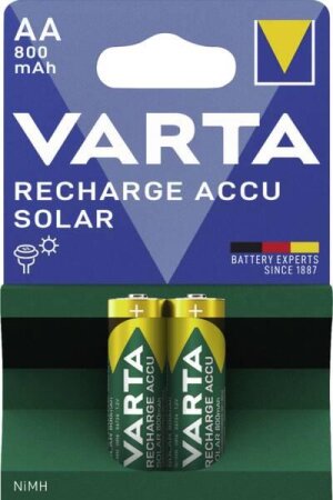 Varta Recharge Accu Solar Mignon AA NiMH 800mAh, 2er-Pack