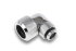 Alphacool Eiszapfen 16mm HardTube Anschraubtülle 90° drehbar G1/4 für Acryl/Messingrohre - 4pcs