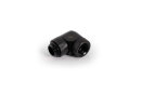 Alphacool Eiszapfen Winkeladapter 90° drehbar G1/4 AG auf G1/4 IG - 4pcs Set Deep Black