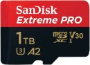 SanDisk Extreme PRO R200/W140 microSDXC 1TB Kit, UHS-I...