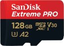 SanDisk Extreme PRO R200/W90 microSDXC 128GB Kit, UHS-I...