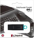 Kingston DataTraveler Exodia schwarz 64GB, USB-A 3.0