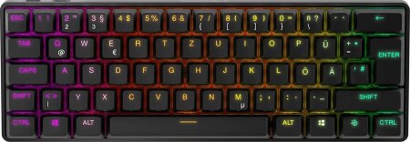 SteelSeries Apex Pro Mini Wireless, OmniPoint 2.0, USB/Bluetooth, DE