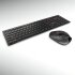 CHERRY DW 9500 Slim schwarz, USB/Bluetooth, DE