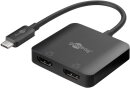 Goobay Adapter USB-C > 2x HDMI