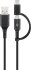 Goobay Kabel USB-A > USB-C/Micro-USB, 1m