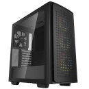 DeepCool CK560 schwarz, Glasfenster