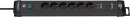 Brennenstuhl Premium-Line, 6-fach, 2x USB-A/1x USB-C USB-PD, 3m, schwarz