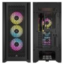 Corsair iCue 5000D RGB Airflow schwarz, Glasfenster
