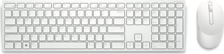 Dell KM5221W Pro Wireless Keyboard and Mouse, weiß, USB, DE