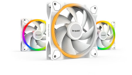 be quiet! LIGHT WINGS 120mm PWM Triple-Pack, weiß