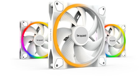 be quiet! LIGHT WINGS 140mm PWM Triple-Pack, weiß
