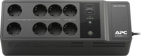 APC Back-UPS 850VA Steckdosenleiste, 8x Schuko, USB