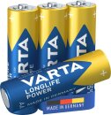Varta Longlife Power LR6/AA (Mignon), 4er-Pack