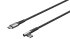 Goobay Kabel USB-C > USB-C Textil grau, 90°, 0.5m