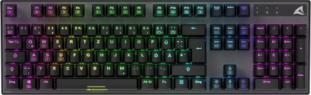 Sharkoon Skiller SGK20, LEDs RGB, Huano BROWN, USB, DE