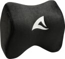 Sharkoon Skiller SHC10 Headrest Cushion, Memory-Schaumstoff Kopf- und Nackenkissen, schwarz