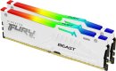 DDR5-6000 64GB Kingston FURY Beast RGB weiß DIMM Kit (2x32GB)