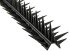 Taubenabwehr Spikes 10er Set Kunststoff, 400x42x36mm, schwarz