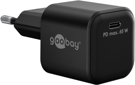 Goobay Ladeadapter 230V > USB-C PD Nano 65W schwarz